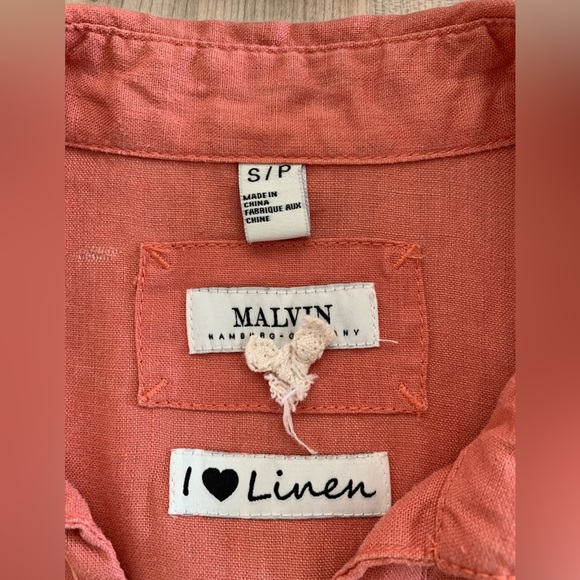 Light coral pink linen dress from Malvin Germany - Picture 11 of 11